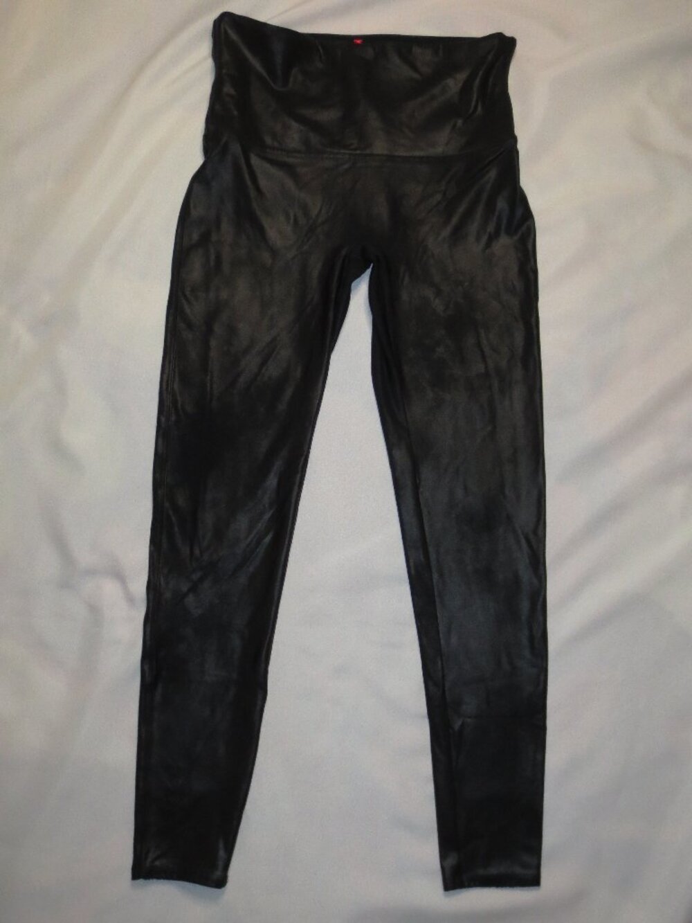 SPANX womens LEGGINGS black PANTS stretch CLUB SIZE XL